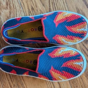 Rothy's 13T Kids Fire 🔥 Sneakers VGUC